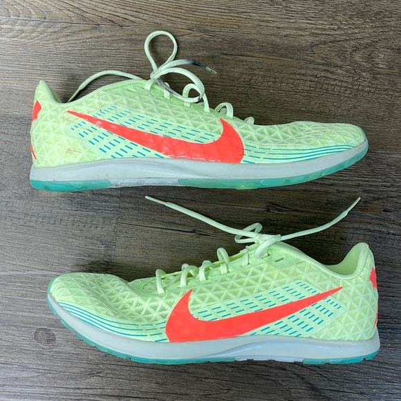 Nike Zoom Waffle Rival XC 5 Track Spikes Barely Green CZ1795-701 Men's Sz 10 - Picture 1 of 10